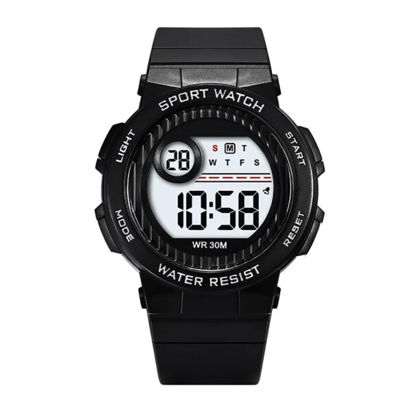 Time Up Digital Dial 2024 Launch Alarm with Sound Waterproof Light Kids Watch for Boys & Girls (Age:4-12 Years)-DET12-X