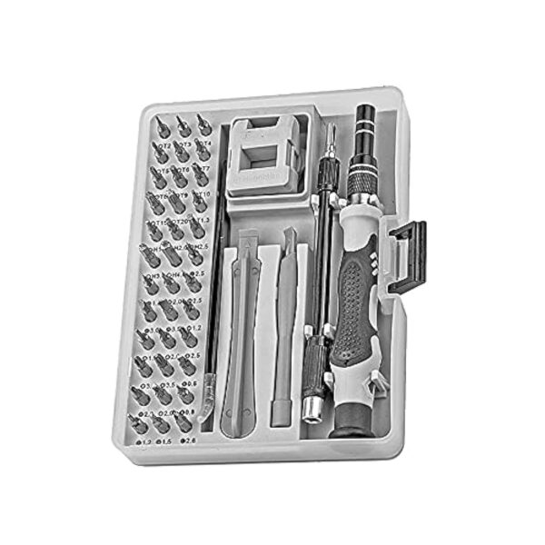 Divinext 45 In 1 Screwdrivers Set Opening Repair Tools Kit For all kind of use | 15.3 X 11.3 X 3.4 CM, Silver