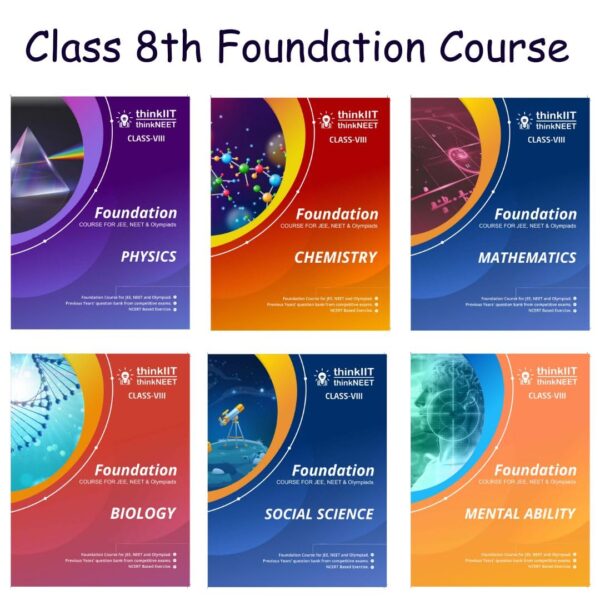 thinkIIT-thinkNEET provides comprehensive 8th-grade CBSE foundation Course, covering all subjects book for CBSE students.