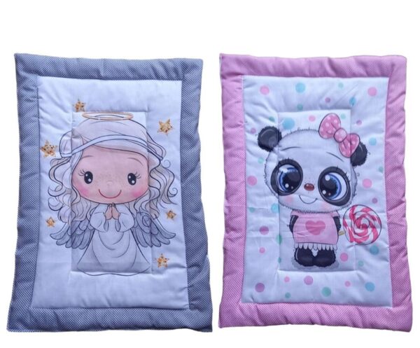 ONDOLL Combo Newborn Baby Pom Pom Cotton Baby Bed | Godari | Cradle Bed | Crib Sheet | Changing Mat Baby Godadi | Godari | Bedding Set | Mattress_Pack of 2 Piece_(20 * 30 Inch)_(V_i_668709_Multicolor)