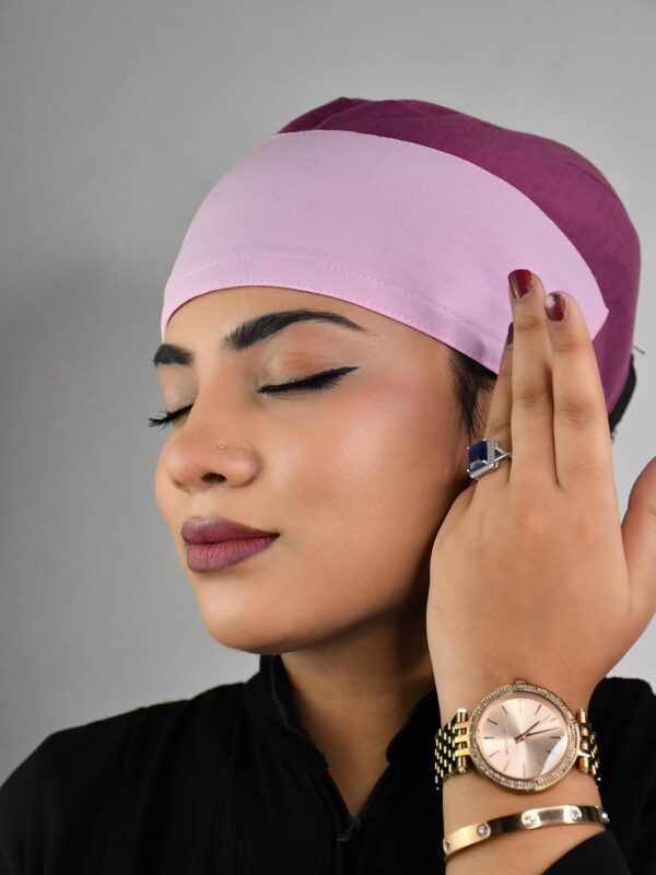 WRAP MY HIJAB Cotton Comfortable Tie Back Hijab Cap