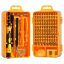 115 in 1 affordable version wholesale watch mobile phone disassemble repair tool chrome vanadium steel screwdriver set yellow